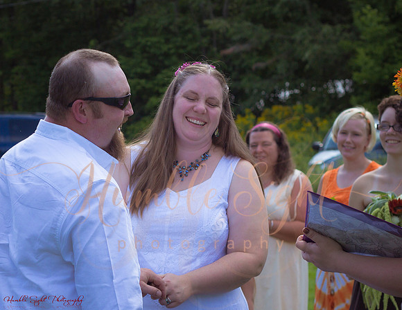 Family-focused wedding celebration in central Maine