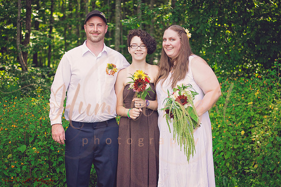 Small Maine wedding with close family and friends