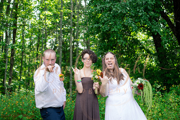 Central Maine private home wedding
