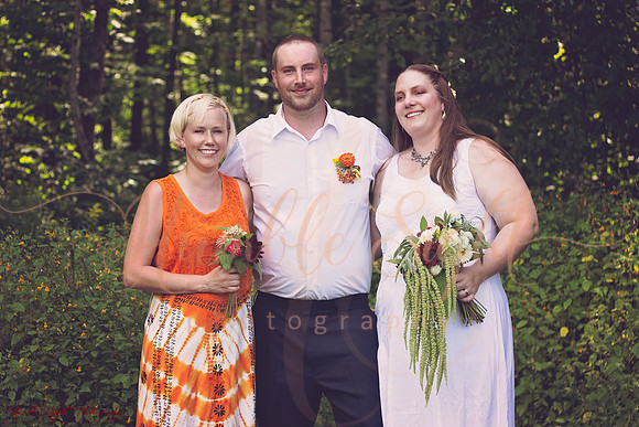 Small Maine wedding with close family and friends