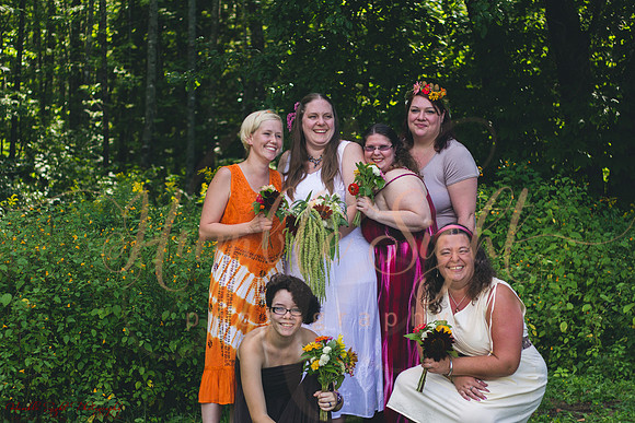 Central Maine private home wedding
