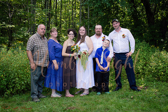 Small Maine wedding with close family and friends