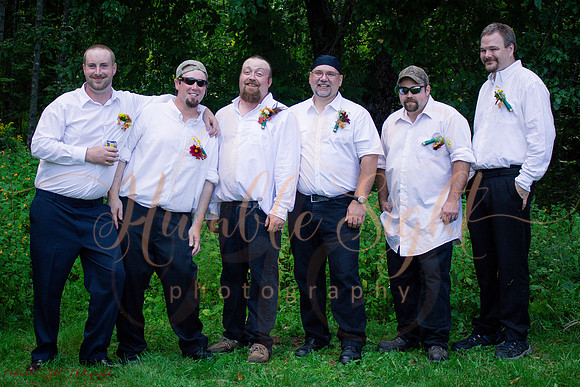 Central Maine private home wedding