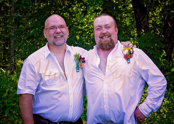 Central Maine private home wedding