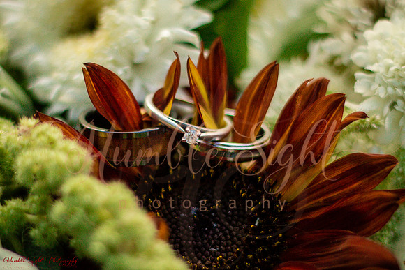 Bride and groom at private home wedding in Maine