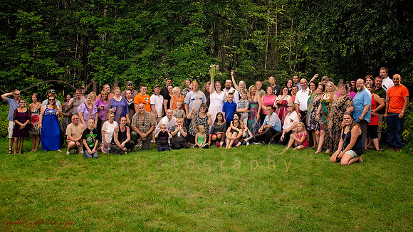 Dexter Maine wedding photographer backyard ceremony