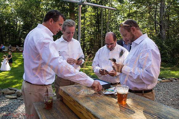 Personalized wedding details in Waldo Maine