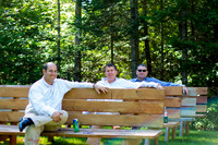 Rustic outdoor wedding in Waldo Maine