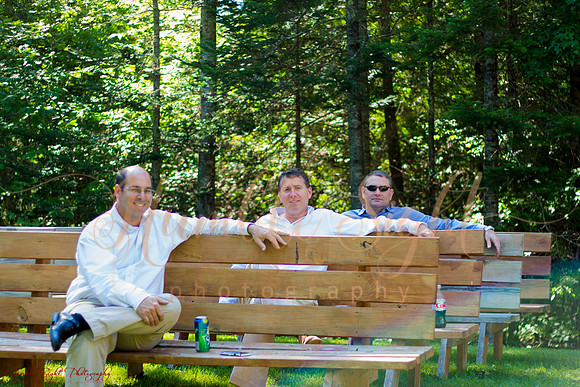 Rustic outdoor wedding in Waldo Maine