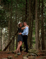 Bangor area engagement photographer at Fields Pond