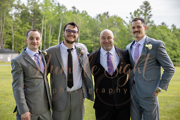 June Maine lake wedding ceremony in Athens