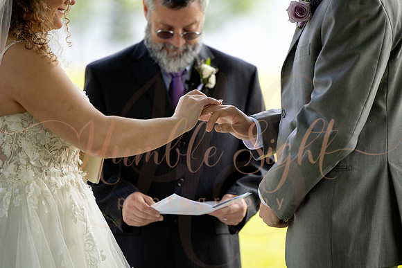 Newlyweds dancing at Grace on the Lake wedding reception