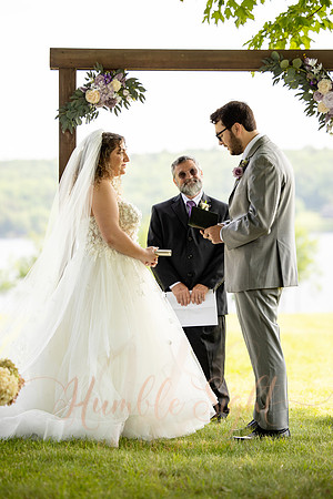 Central Maine waterfront wedding celebration