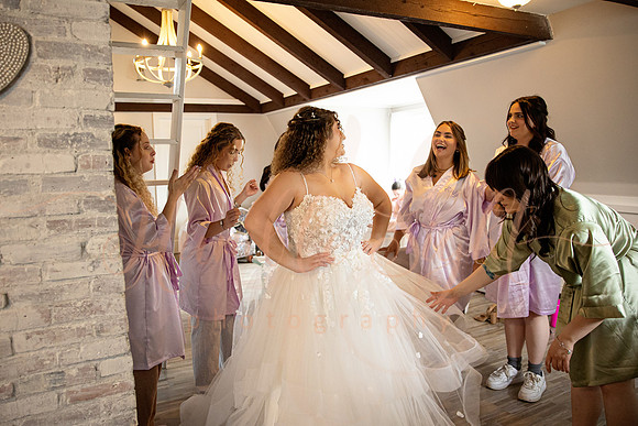 Fun wedding reception at Grace on the Lake in Maine