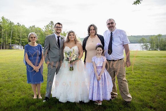 Fun wedding reception at Grace on the Lake in Maine