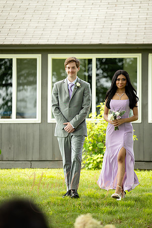 Central Maine waterfront wedding celebration