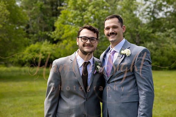 June Maine lake wedding ceremony in Athens