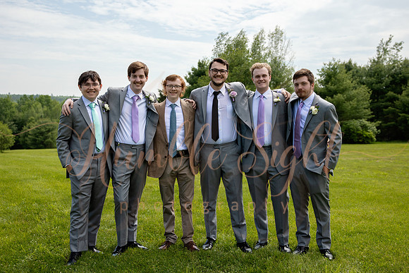 June Maine lake wedding ceremony in Athens