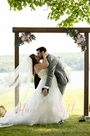 Outdoor lakefront ceremony at Grace on the Lake Maine