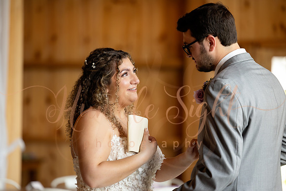 June Maine lake wedding ceremony in Athens
