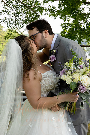 Central Maine waterfront wedding celebration