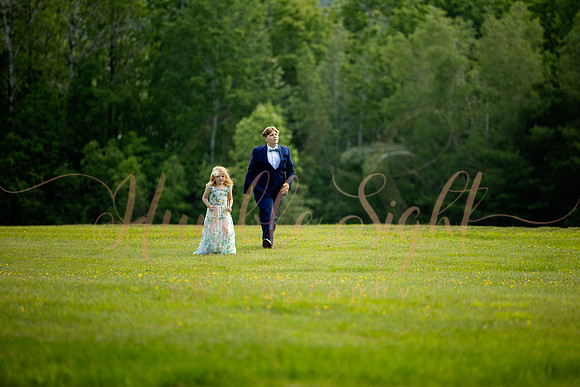 June Maine lake wedding ceremony in Athens
