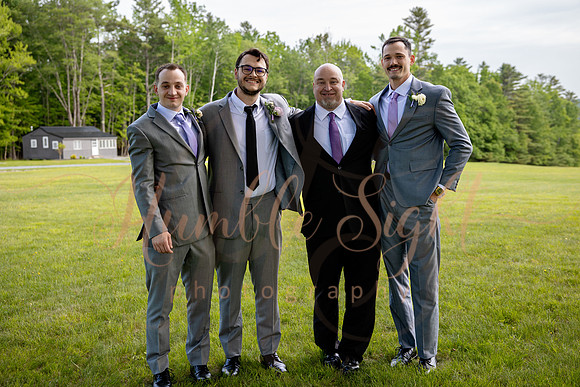 Fun wedding reception at Grace on the Lake in Maine