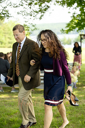 Central Maine waterfront wedding celebration