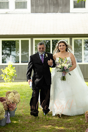 Central Maine waterfront wedding celebration