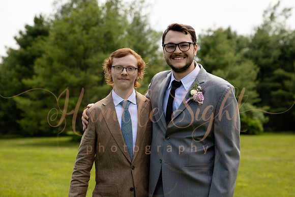 June Maine lake wedding ceremony in Athens