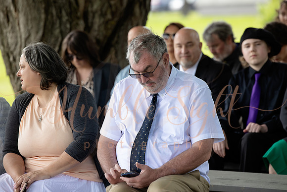 June Maine lake wedding ceremony in Athens