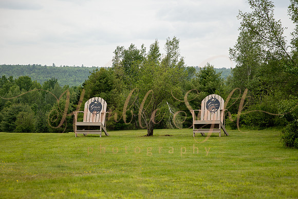 Outdoor lakefront ceremony at Grace on the Lake Maine