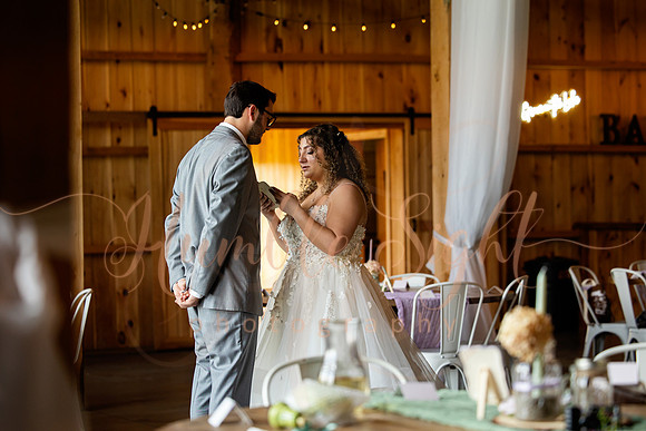 June Maine lake wedding ceremony in Athens