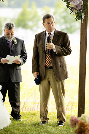 Wedding party celebrating at Athens Maine wedding venue