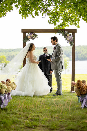 Newlyweds dancing at Grace on the Lake wedding reception