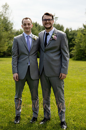 Wedding party celebrating at Athens Maine wedding venue