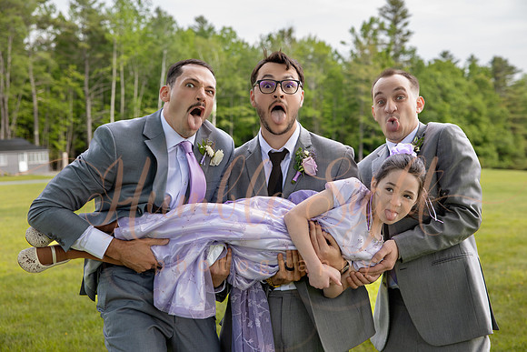 Outdoor lakefront ceremony at Grace on the Lake Maine