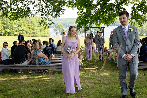 Fun wedding reception at Grace on the Lake in Maine