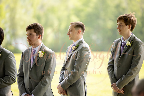Wedding party celebrating at Athens Maine wedding venue