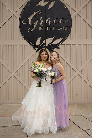 Wedding party celebrating at Athens Maine wedding venue