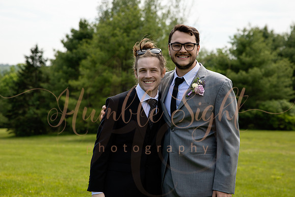 Central Maine waterfront wedding celebration