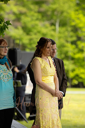 Outdoor lakefront ceremony at Grace on the Lake Maine