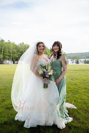 Central Maine waterfront wedding celebration