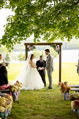 Full moon over Grace on the Lake wedding venue in Maine
