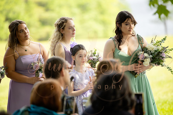 June Maine lake wedding ceremony in Athens